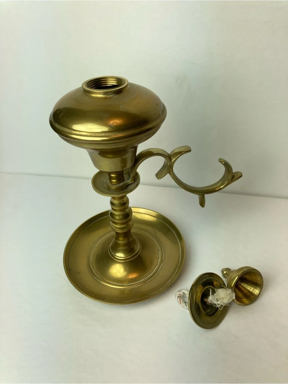Antique Vintage Brass Whale Oil Lamp Lantern